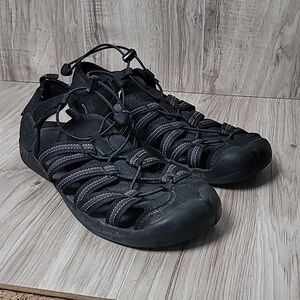 Keen Mens Drift Creek H2 1026122 Black Waterproof Hiking Sandals